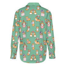 Load image into Gallery viewer, Celebration Corgi Love Women's Shirt-Apparel-Apparel,Corgi,Dog Mom Gifts,Shirt-14