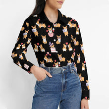 Load image into Gallery viewer, Celebration Corgi Love Women's Shirt-Apparel-Apparel,Corgi,Dog Mom Gifts,Shirt-26