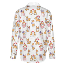 Load image into Gallery viewer, Celebration Corgi Love Women's Shirt-Apparel-Apparel,Corgi,Dog Mom Gifts,Shirt-3