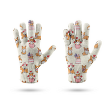 Load image into Gallery viewer, Celebration Corgis Love Touch Screen Gloves - 4 Colors-Accessories-Accessories, Corgi, Dog Dad Gifts, Dog Mom Gifts, Gloves-9