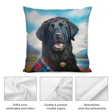 Load image into Gallery viewer, Celtic Cutie Black Labrador Plush Pillow Case-Cushion Cover-Black Labrador, Dog Dad Gifts, Dog Mom Gifts, Home Decor, Pillows-5