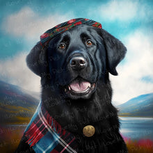 Load image into Gallery viewer, Celtic Cutie Black Labrador Wall Art Poster-Art-Black Labrador, Dog Art, Home Decor, Labrador, Poster-1