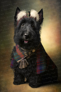 Celtic Cutie Scottie Dog Wall Art Poster-Art-Dog Art, Home Decor, Poster, Scottish Terrier-1