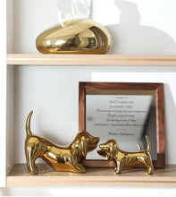 Load image into Gallery viewer, Ceramic and Enamel Timeless Dachshund Statues-12