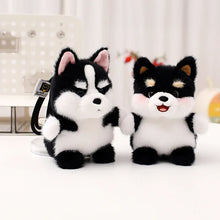 Load image into Gallery viewer, Charming Black Shiba Inu Mountain Dog Plush Keychain-Stuffed Animals-Dog Memorial Gifts,Shiba Inu,Stuffed Animal-21