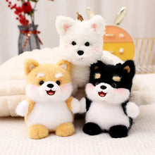 Load image into Gallery viewer, Charming Black Shiba Inu Mountain Dog Plush Keychain-Stuffed Animals-Dog Memorial Gifts,Shiba Inu,Stuffed Animal-2