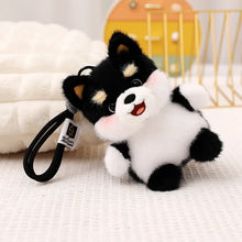 Load image into Gallery viewer, Charming Black Shiba Inu Mountain Dog Plush Keychain-Stuffed Animals-Dog Memorial Gifts,Shiba Inu,Stuffed Animal-black shiba inu-15cm-1