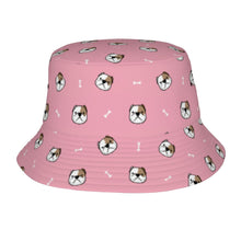 Load image into Gallery viewer, Charming Bully Delight Bucket Hat-Hats &amp; Caps-Accessories,American Bully,Dog Dad Gifts,Dog Mom Gifts,Hats-Light Pink-One Size-9