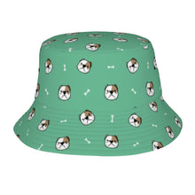 Load image into Gallery viewer, Charming Bully Delight Bucket Hat-Hats &amp; Caps-Accessories,American Bully,Dog Dad Gifts,Dog Mom Gifts,Hats-Mint Green-One Size-49