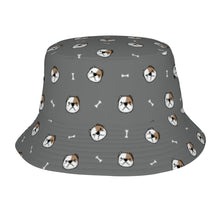 Load image into Gallery viewer, Charming Bully Delight Bucket Hat-Hats &amp; Caps-Accessories,American Bully,Dog Dad Gifts,Dog Mom Gifts,Hats-Parisian Gray-One Size-1