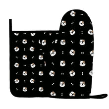Load image into Gallery viewer, Charming Bully Delight Oven Mitts and Pot Holders Set-Kitchen Decor-American Bully-1