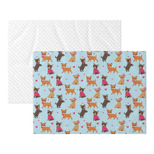 Load image into Gallery viewer, Charming Chihuahuas in Sweet Style Blanket for Dog-Pet Furniture-Blankets,Chihuahua,Home Decor-2