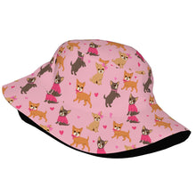 Load image into Gallery viewer, Charming Chihuahuas in Sweet Style Bucket Hat-Hats &amp; Caps-Accessories,Chihuahua,Dog Dad Gifts,Dog Mom Gifts,Hats-10