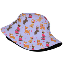 Load image into Gallery viewer, Charming Chihuahuas in Sweet Style Bucket Hat-Hats &amp; Caps-Accessories,Chihuahua,Dog Dad Gifts,Dog Mom Gifts,Hats-18