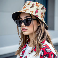 Load image into Gallery viewer, Charming Chihuahuas in Sweet Style Bucket Hat-Hats &amp; Caps-Accessories,Chihuahua,Dog Dad Gifts,Dog Mom Gifts,Hats-47