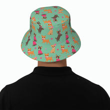 Load image into Gallery viewer, Charming Chihuahuas in Sweet Style Bucket Hat-Hats &amp; Caps-Accessories,Chihuahua,Dog Dad Gifts,Dog Mom Gifts,Hats-5