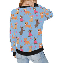 Load image into Gallery viewer, Charming Chihuahuas in Sweet Style Sweatshirt for Women-11