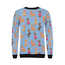 Load image into Gallery viewer, Charming Chihuahuas in Sweet Style Sweatshirt for Women-14