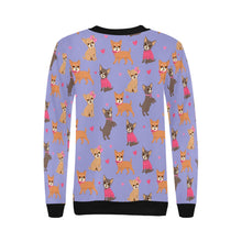 Load image into Gallery viewer, Charming Chihuahuas in Sweet Style Sweatshirt for Women-25