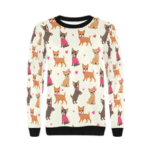 Load image into Gallery viewer, Charming Chihuahuas in Sweet Style Sweatshirt for Women-2