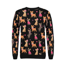 Load image into Gallery viewer, Charming Chihuahuas in Sweet Style Sweatshirt for Women-34
