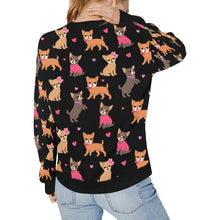 Load image into Gallery viewer, Charming Chihuahuas in Sweet Style Sweatshirt for Women-35