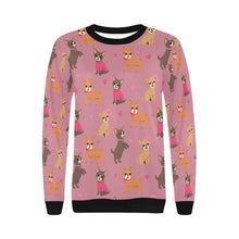 Load image into Gallery viewer, Charming Chihuahuas in Sweet Style Sweatshirt for Women-8