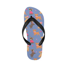 Load image into Gallery viewer, Charming Chihuahuas in Sweet Style Unisex Slippers-Footwear-Accessories, Chihuahua, Dog Mom Gifts, Slippers-21