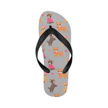 Load image into Gallery viewer, Charming Chihuahuas in Sweet Style Unisex Slippers-Footwear-Accessories, Chihuahua, Dog Mom Gifts, Slippers-27