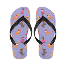 Load image into Gallery viewer, Charming Chihuahuas in Sweet Style Unisex Slippers-Footwear-Accessories, Chihuahua, Dog Mom Gifts, Slippers-7