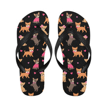 Load image into Gallery viewer, Charming Chihuahuas in Sweet Style Unisex Slippers-Footwear-Accessories, Chihuahua, Dog Mom Gifts, Slippers-9