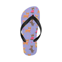 Load image into Gallery viewer, Charming Chihuahuas in Sweet Style Unisex Slippers-Footwear-Accessories, Chihuahua, Dog Mom Gifts, Slippers-Lavender Purple-S-24