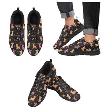 Load image into Gallery viewer, Charming Chihuahuas in Sweet Style Women's Breathable Sneakers-Black-US13-48