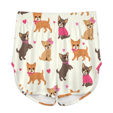 Load image into Gallery viewer, Charming Chihuahuas in Sweet Style Women's Cami and Shorts Pajama Set-20