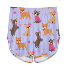 Load image into Gallery viewer, Charming Chihuahuas in Sweet Style Women's Cami and Shorts Pajama Set-8