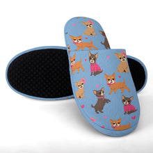 Load image into Gallery viewer, Charming Chihuahuas in Sweet Style Women's Cotton Mop Slippers-19