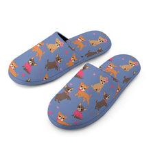 Load image into Gallery viewer, Charming Chihuahuas in Sweet Style Women's Cotton Mop Slippers-20