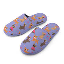 Load image into Gallery viewer, Charming Chihuahuas in Sweet Style Women's Cotton Mop Slippers-31