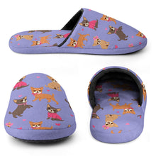 Load image into Gallery viewer, Charming Chihuahuas in Sweet Style Women's Cotton Mop Slippers-38