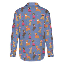 Load image into Gallery viewer, Charming Chihuahuas in Sweet Style Women's Shirt-Apparel-Apparel,Chihuahua,Dog Mom Gifts,Shirt-13