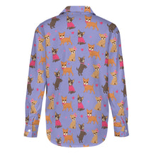 Load image into Gallery viewer, Charming Chihuahuas in Sweet Style Women's Shirt-Apparel-Apparel,Chihuahua,Dog Mom Gifts,Shirt-22