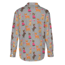 Load image into Gallery viewer, Charming Chihuahuas in Sweet Style Women's Shirt-Apparel-Apparel,Chihuahua,Dog Mom Gifts,Shirt-28