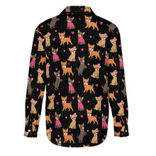 Load image into Gallery viewer, Charming Chihuahuas in Sweet Style Women's Shirt-Apparel-Apparel,Chihuahua,Dog Mom Gifts,Shirt-32
