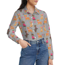 Load image into Gallery viewer, Charming Chihuahuas in Sweet Style Women's Shirt-Apparel-Apparel,Chihuahua,Dog Mom Gifts,Shirt-25