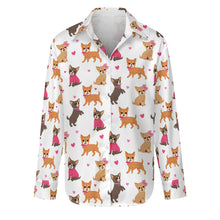Load image into Gallery viewer, Charming Chihuahuas in Sweet Style Women's Shirt-Apparel-Apparel,Chihuahua,Dog Mom Gifts,Shirt-1