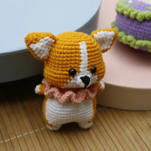 Load image into Gallery viewer, Charming Corgi Knitted Keychain / Pendant-5
