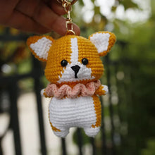 Load image into Gallery viewer, Charming Corgi Knitted Keychain / Pendant-ZJJKR03983-1