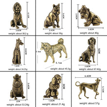 Load image into Gallery viewer, Charming English Bulldog Brass Figurine-4
