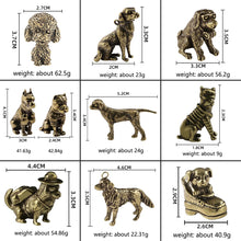 Load image into Gallery viewer, Charming English Bulldog Brass Figurine-5