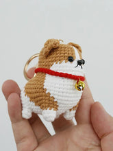Load image into Gallery viewer, Charming English Bulldog Knitted Keychain / Pendant-4